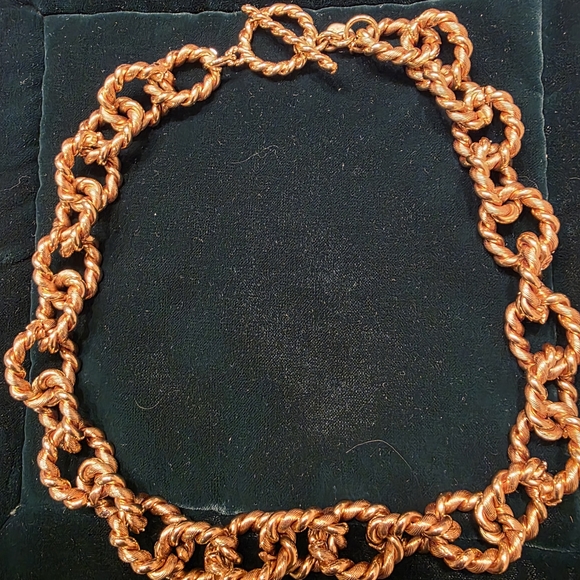 Carolee Twisted Gold-Tone Necklace - Picture 2 of 5